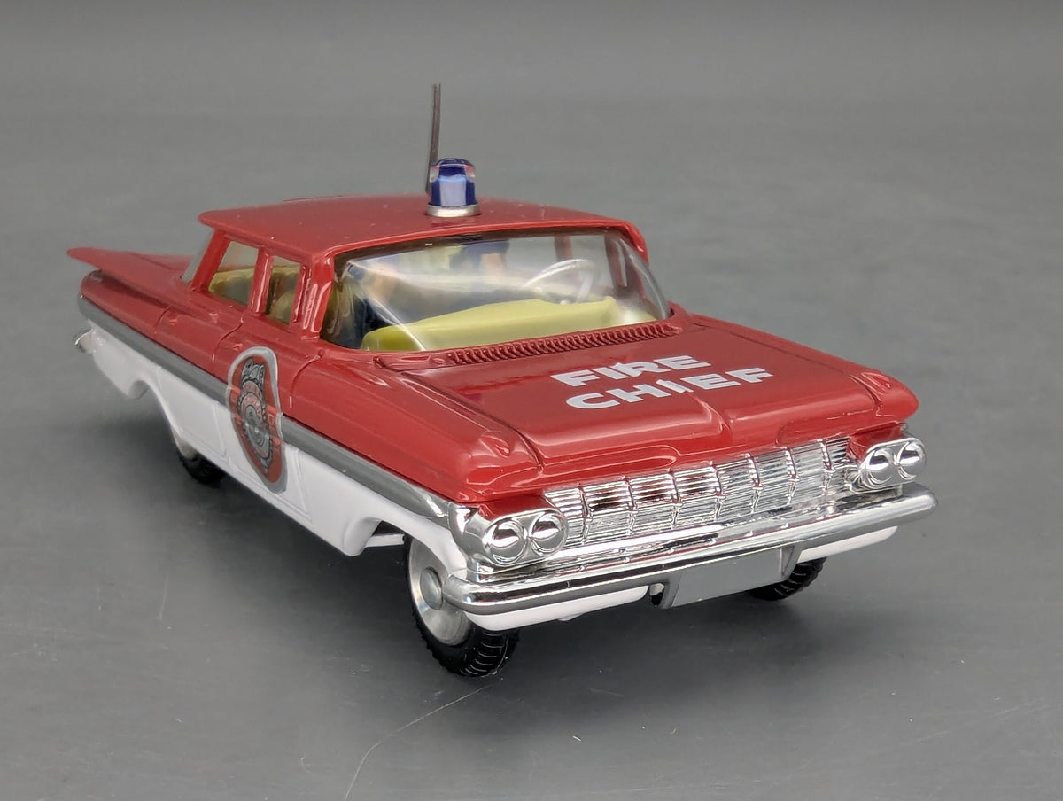Modellautos 1:43 Corgi Toys Chevrolet Fire Chief Replikat Zertifikat OVP