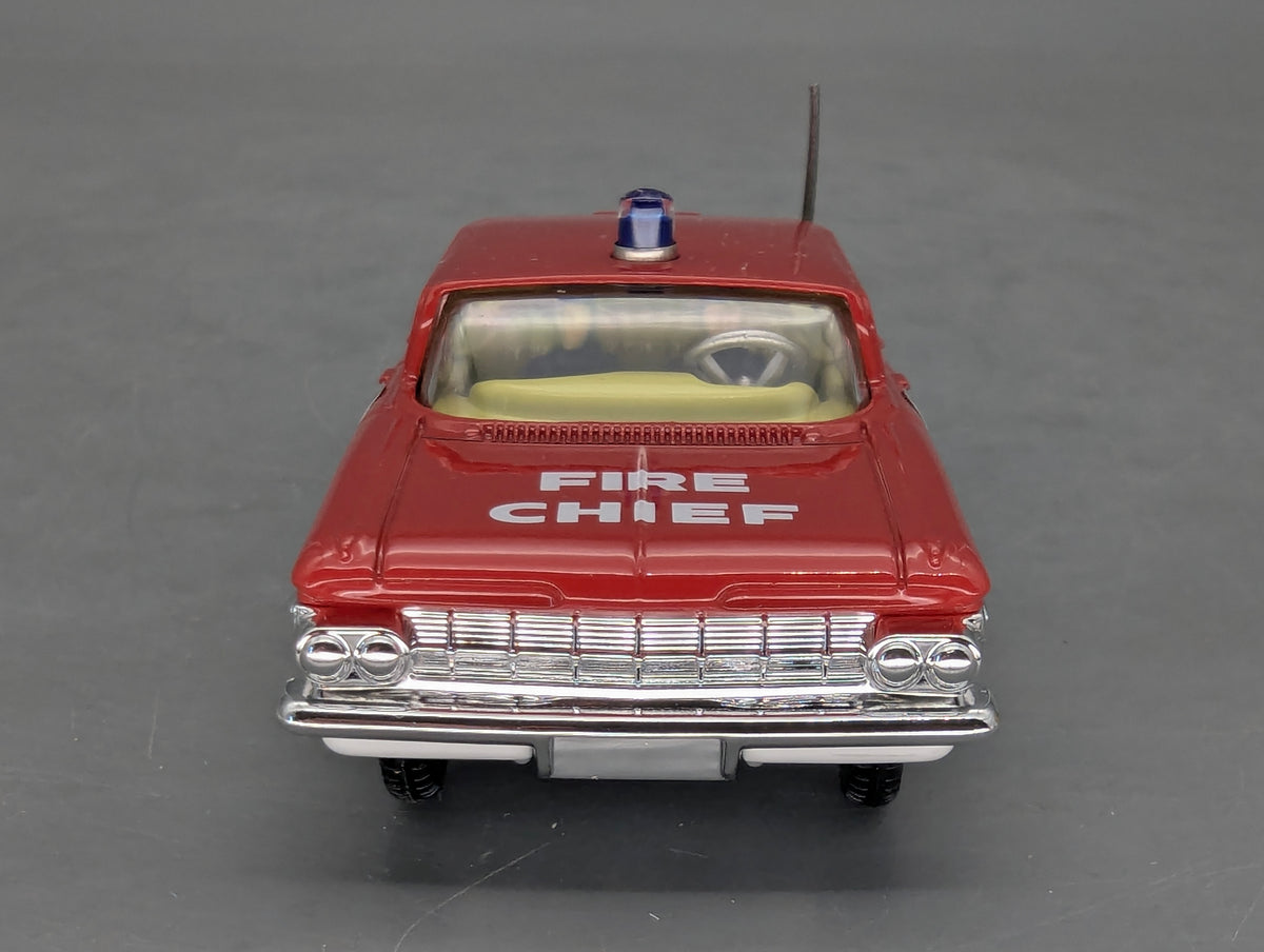 Modellautos 1:43 Corgi Toys Chevrolet Fire Chief Replikat Zertifikat OVP