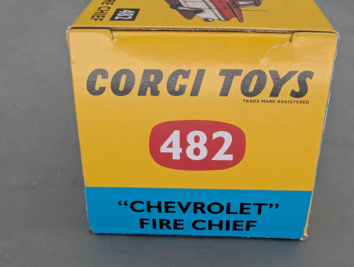 Modellautos 1:43 Corgi Toys Chevrolet Fire Chief Replikat Zertifikat OVP