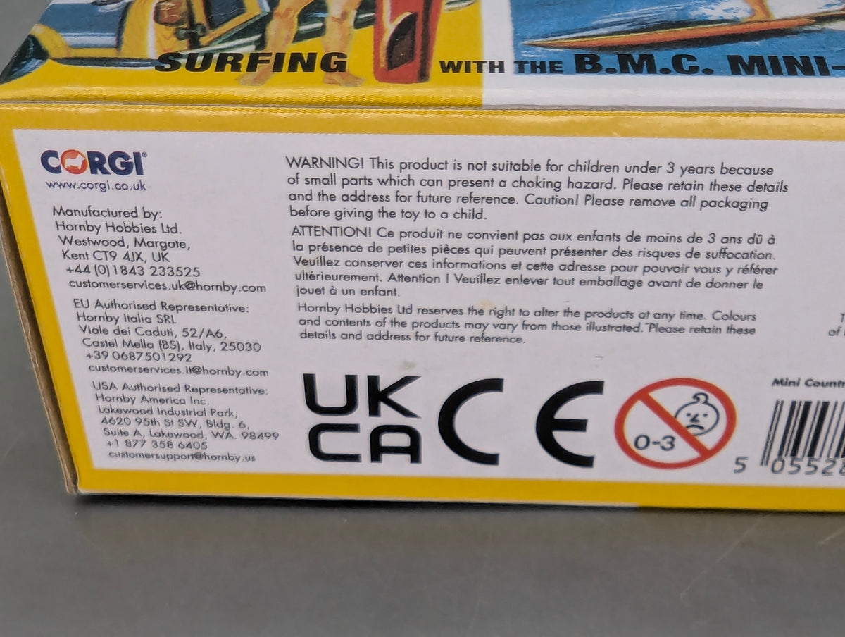 Modellautos 1:43 Corgi Toys 485 BMC Mini Countryman Surf Replikat Zertifikat OVP