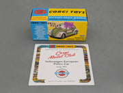 Modellautos 1:43 Corgi Toys 492 VW Käfer 1200 Polizei Replikat Zertifikat OVP