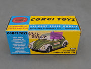 Modellautos 1:43 Corgi Toys 492 VW Käfer 1200 Polizei Replikat Zertifikat OVP