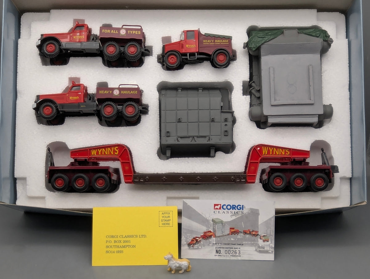 LKW Modell 1:50 Corgi Classics 31009 WYNNS 24 Wheel Girder Trailer Load mit OVP