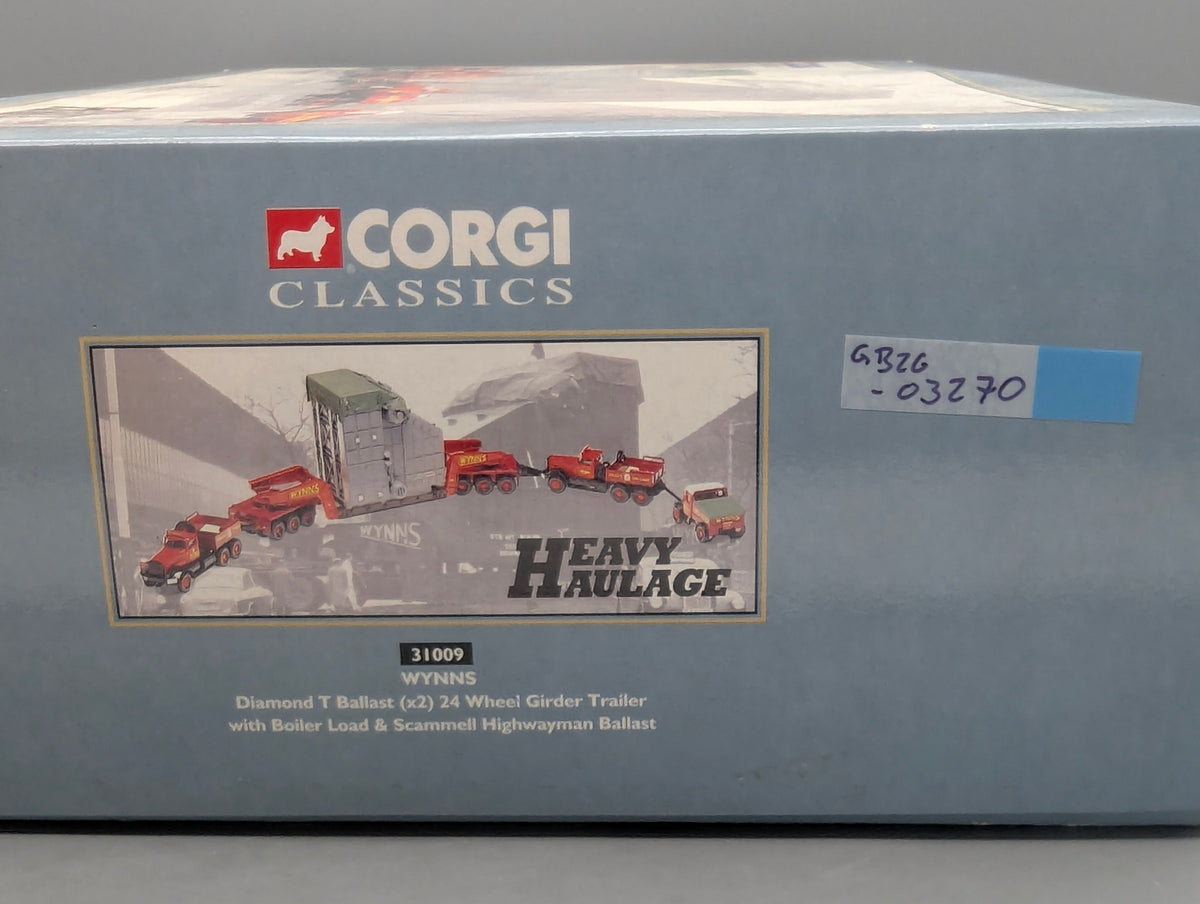 LKW Modell 1:50 Corgi Classics 31009 WYNNS 24 Wheel Girder Trailer Load mit OVP