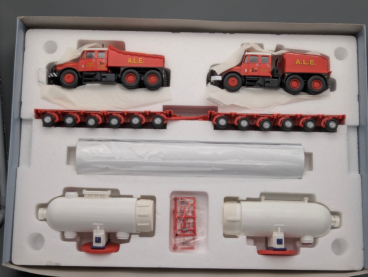 LKW Modell 1:50 Corgi Classics 31013 Scammell Contractor x2 Trailer & Load OVP