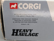 LKW Modell 1:50 Corgi Classics 31013 Scammell Contractor x2 Trailer & Load OVP