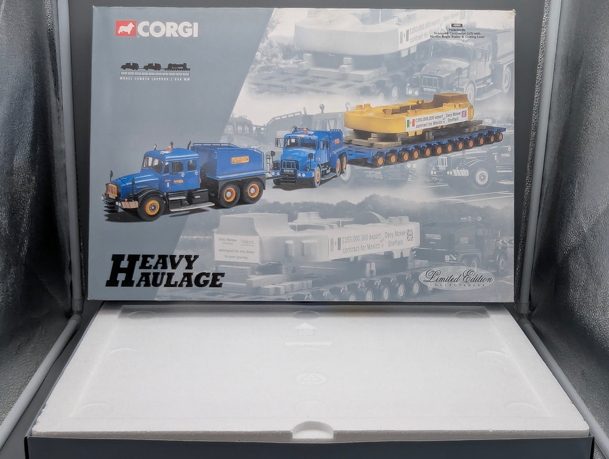 LKW Modell 1:50 Corgi Classics 18002 Scammell Contractor x2 Trailer & Load OVP