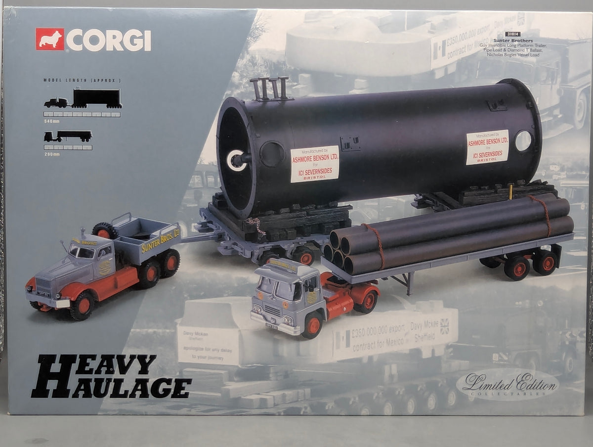 LKW Modell 1:50 Corgi Classics 31014 Guy Invincible Trailer & Diamond & Load OVP