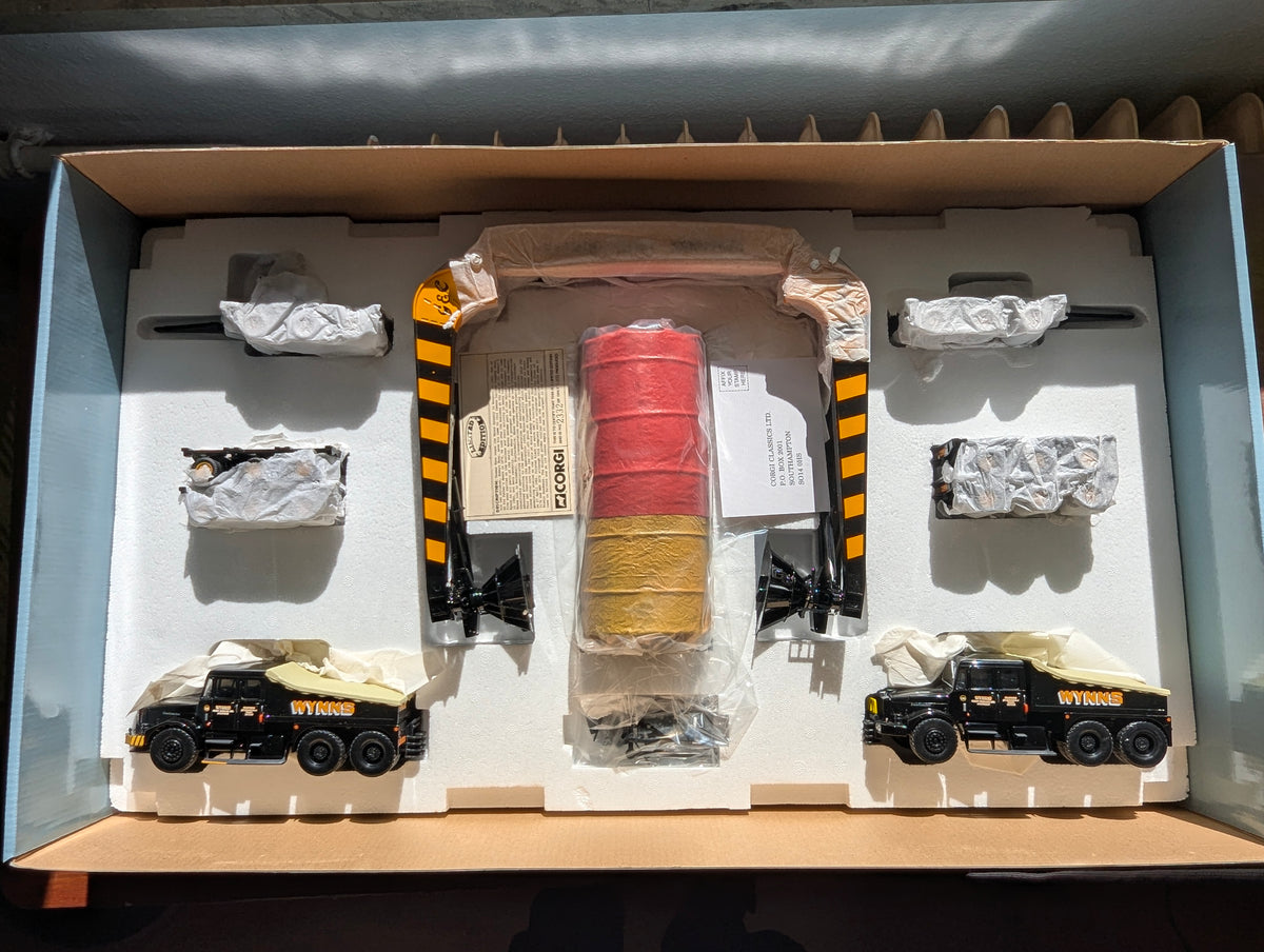 LKW Modell 1:50 Corgi Classics 18003 Wynns Scammell Contractor x 2 Trailer OVP
