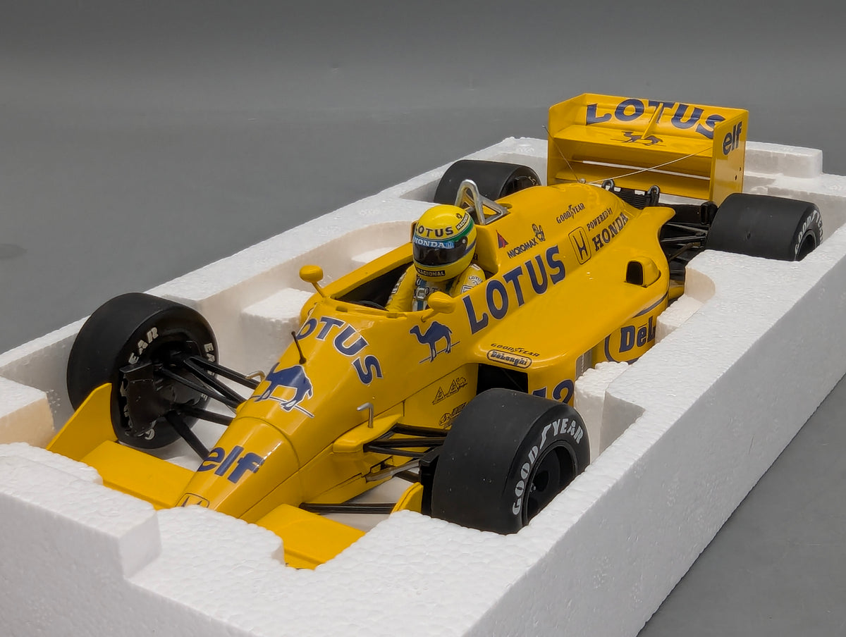 Modellautos 1:18 Minichamps Lotus Honda 99T 1987 #12 Ayrton Senna mit OVP