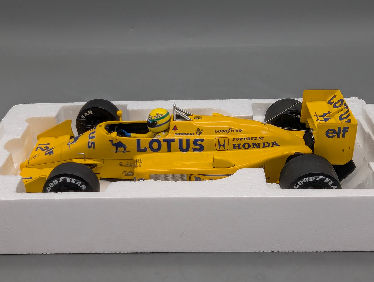 Modellautos 1:18 Minichamps Lotus Honda 99T 1987 #12 Ayrton Senna mit OVP