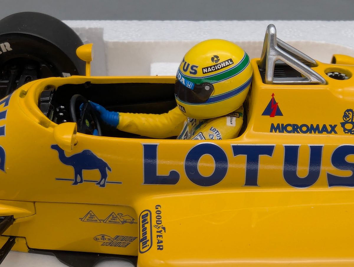 Modellautos 1:18 Minichamps Lotus Honda 99T 1987 #12 Ayrton Senna mit OVP