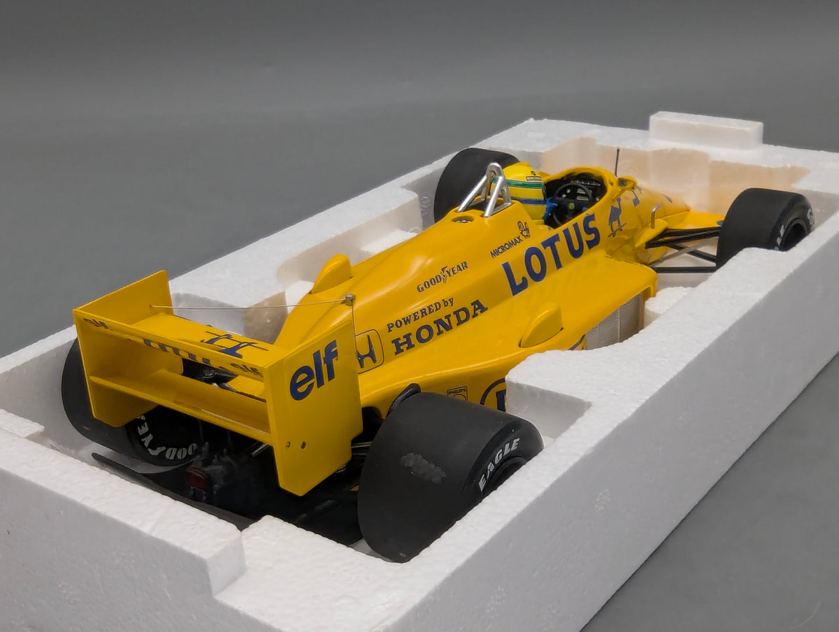 Modellautos 1:18 Minichamps Lotus Honda 99T 1987 #12 Ayrton Senna mit OVP