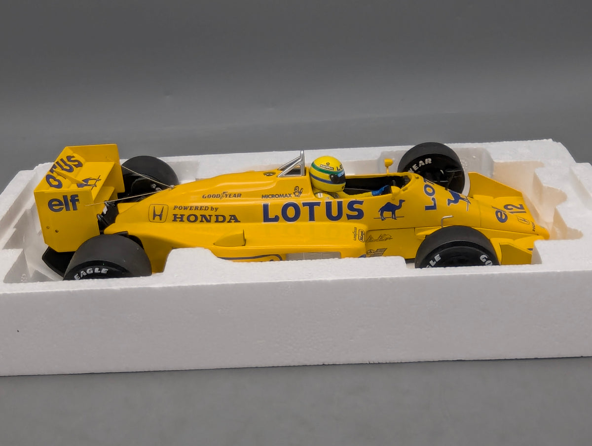 Modellautos 1:18 Minichamps Lotus Honda 99T 1987 #12 Ayrton Senna mit OVP
