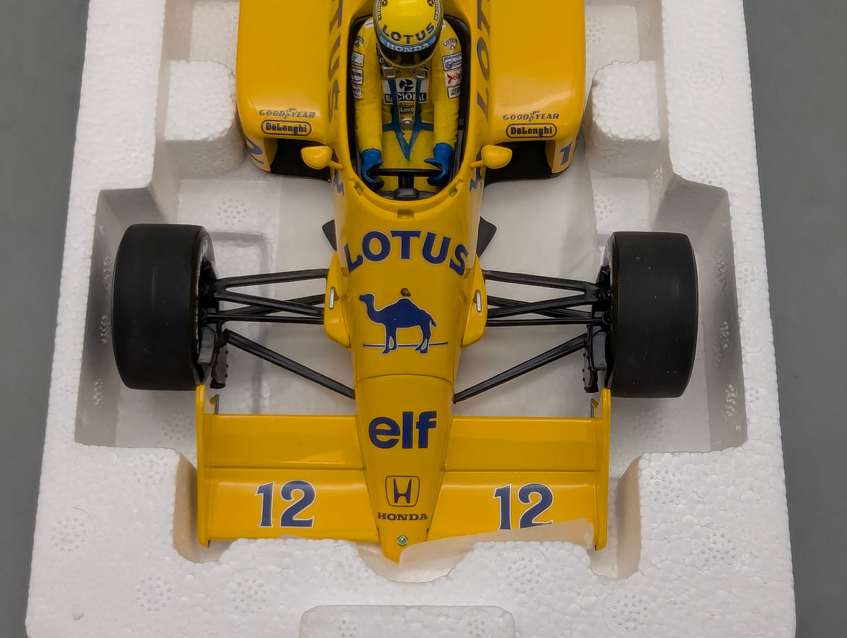 Modellautos 1:18 Minichamps Lotus Honda 99T 1987 #12 Ayrton Senna mit OVP
