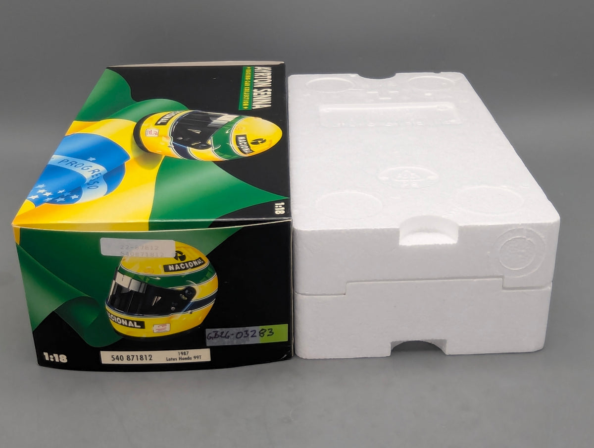Modellautos 1:18 Minichamps Lotus Honda 99T 1987 #12 Ayrton Senna mit OVP