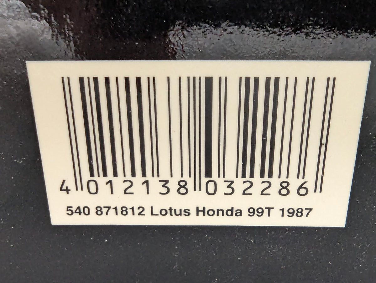 Modellautos 1:18 Minichamps Lotus Honda 99T 1987 #12 Ayrton Senna mit OVP