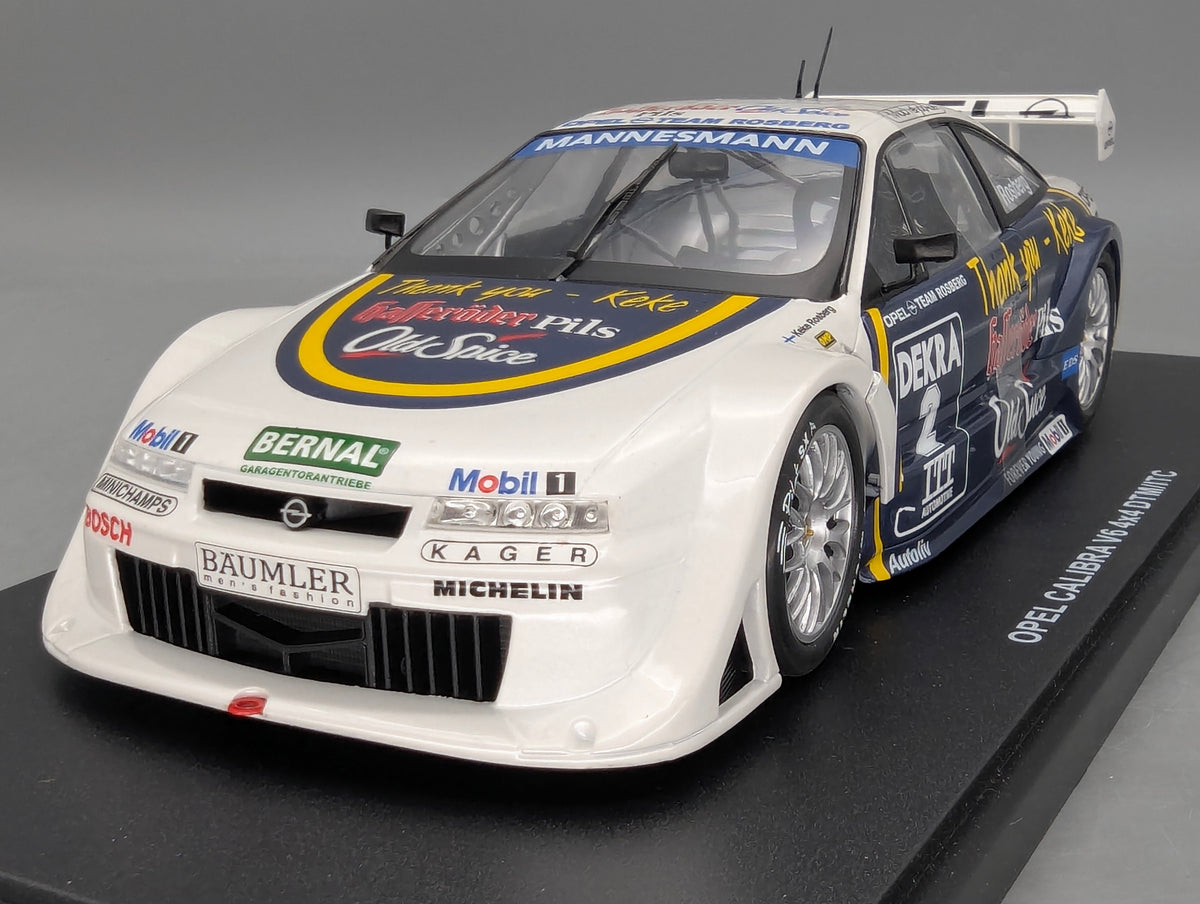 Modellautos 1:18 Werk83 Opel Calibra V6 4x4 DTM/ITC #2 Rosberg Thank You mit OVP