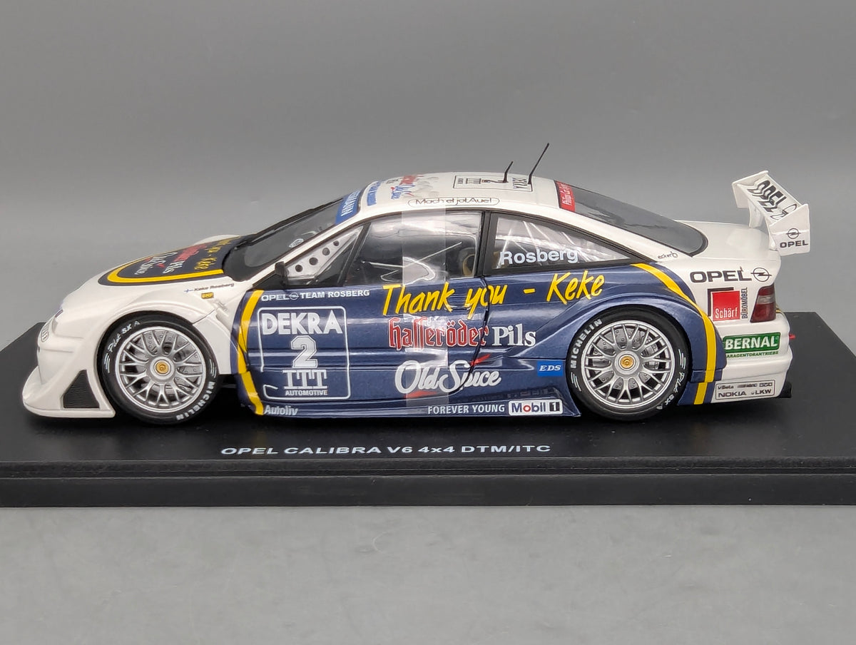 Modellautos 1:18 Werk83 Opel Calibra V6 4x4 DTM/ITC #2 Rosberg Thank You mit OVP