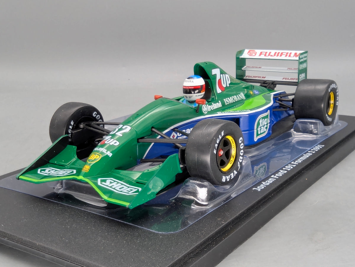 Modellautos 1:18 Werk83 Jordan Ford J191 Belgien GP 1991 #32 M. Schumacher OVP