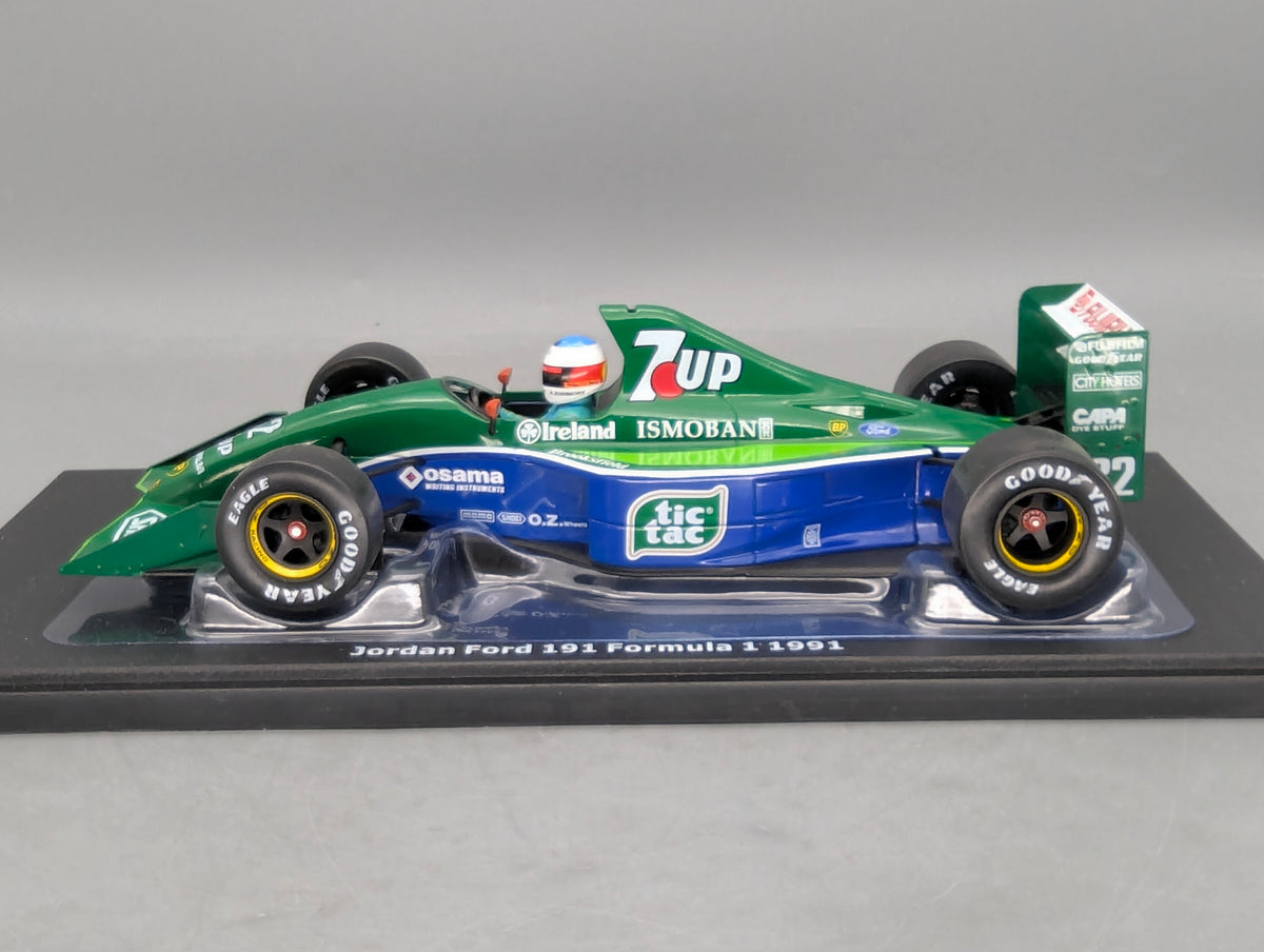 Modellautos 1:18 Werk83 Jordan Ford J191 Belgien GP 1991 #32 M. Schumacher OVP