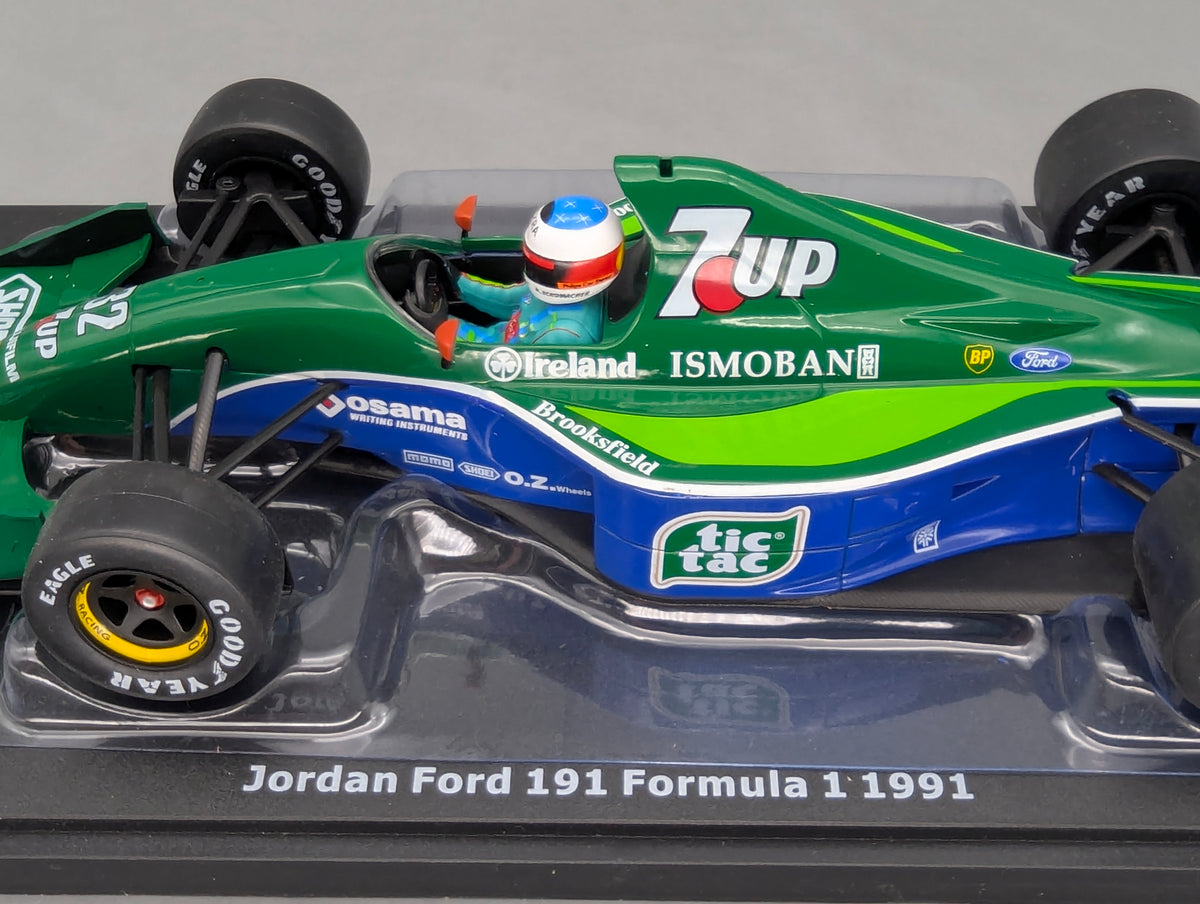 Modellautos 1:18 Werk83 Jordan Ford J191 Belgien GP 1991 #32 M. Schumacher OVP