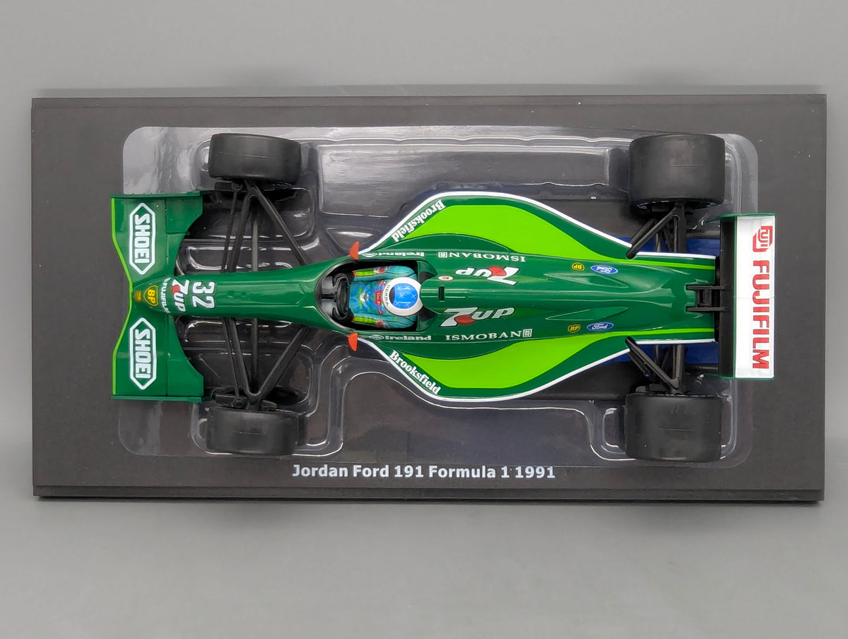 Modellautos 1:18 Werk83 Jordan Ford J191 Belgien GP 1991 #32 M. Schumacher OVP