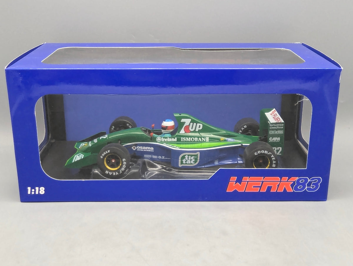 Modellautos 1:18 Werk83 Jordan Ford J191 Belgien GP 1991 #32 M. Schumacher OVP