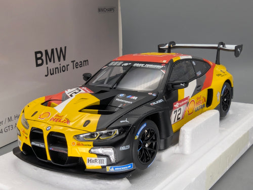 Modellautos 1:18 Minichamps BMW M4 GT3 24h Nbrg 2023 Junior Team #72 mit OVP