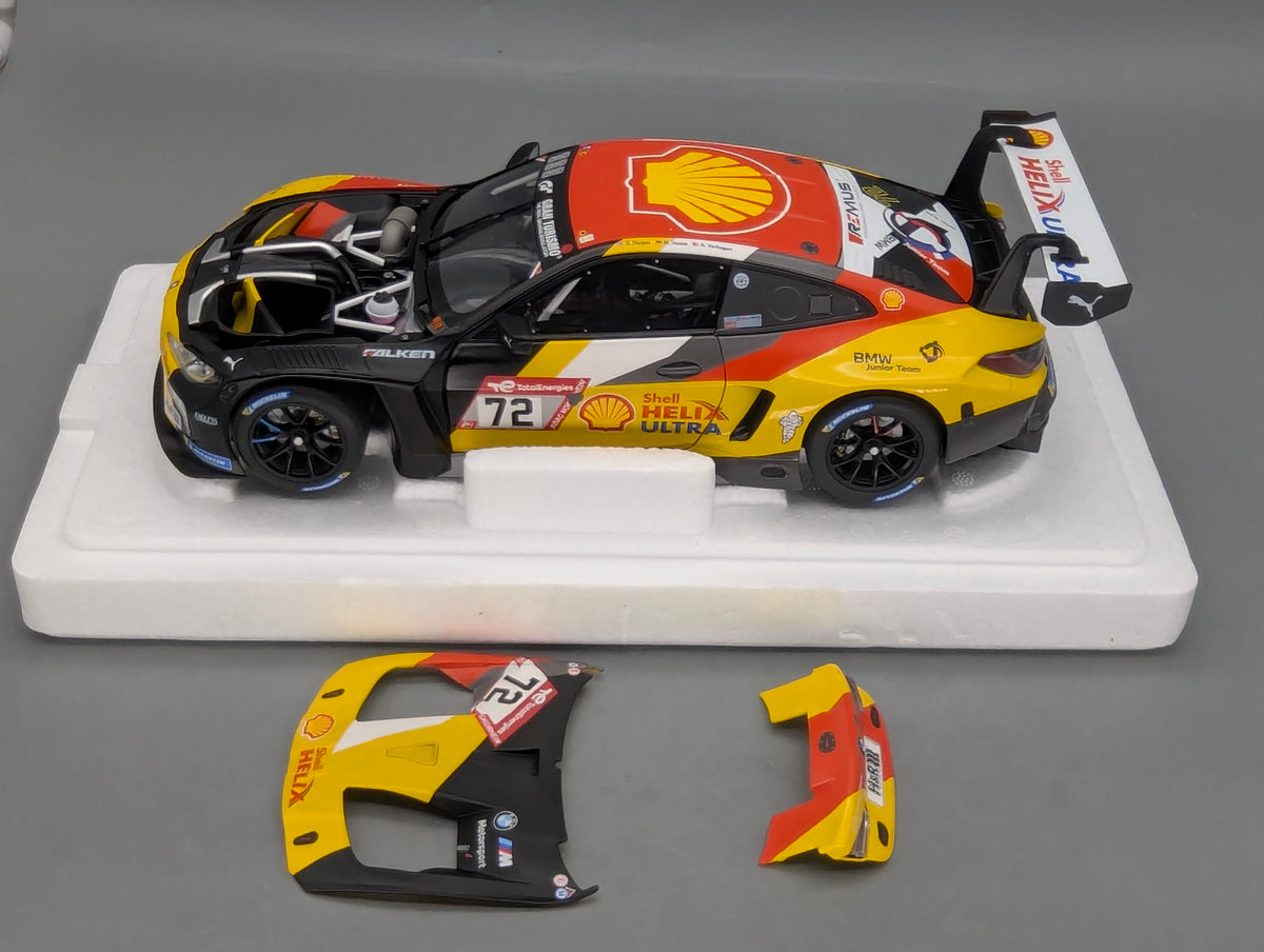 Modellautos 1:18 Minichamps BMW M4 GT3 24h Nbrg 2023 Junior Team #72 mit OVP
