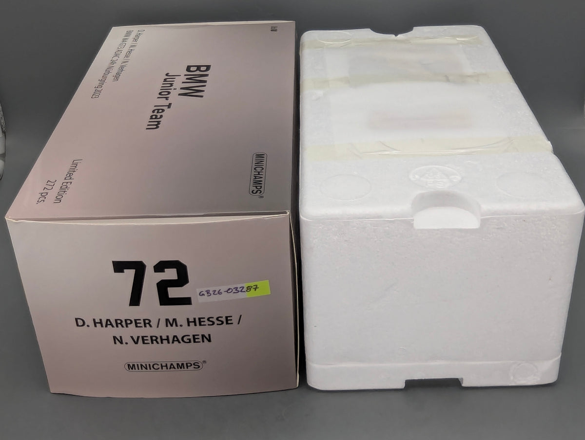 Modellautos 1:18 Minichamps BMW M4 GT3 24h Nbrg 2023 Junior Team #72 mit OVP