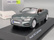 Modellautos 1:43 iScale Audi A5 Cabriolet Gotlandgrün mit Dealer OVP