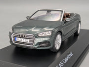 Modellautos 1:43 iScale Audi A5 Cabriolet Gotlandgrün mit Dealer OVP