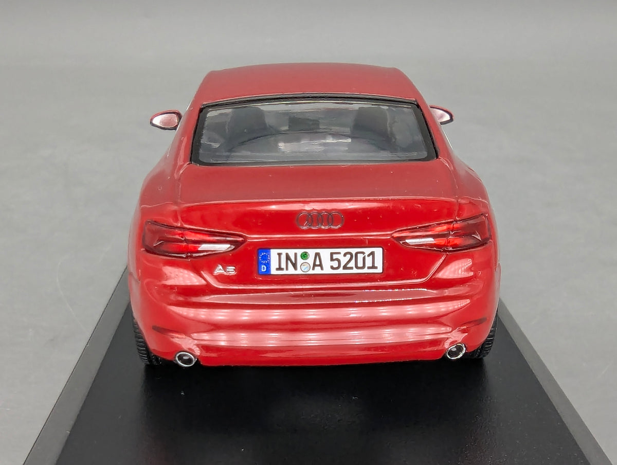 Modellautos 1:43 iScale Audi A5 Coupe Tangorot mit Dealer OVP