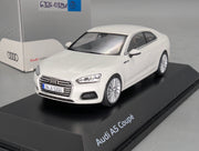 Modellautos 1:43 iScale Audi A5 Coupe Gletscherweiß mit Dealer OVP