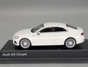 Modellautos 1:43 iScale Audi A5 Coupe Gletscherweiß mit Dealer OVP