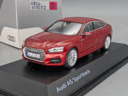 Modellautos 1:43 iScale Audi A5 Sportback Matadorrot mit Dealer OVP