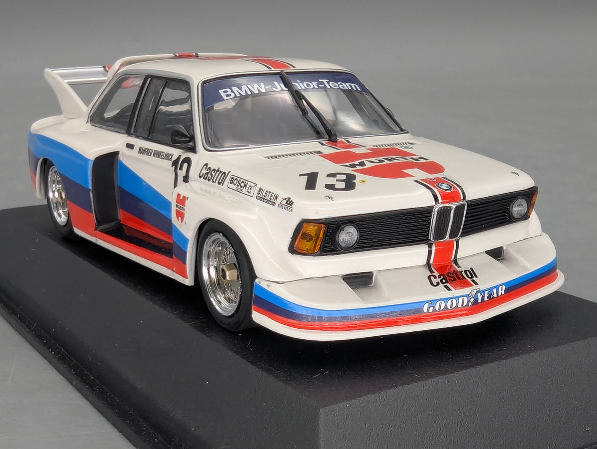 Modellautos 1:43 Minichamps BMW 320i Gpr. 5 DRM 1977 #13 M. Winkelhock mit OVP