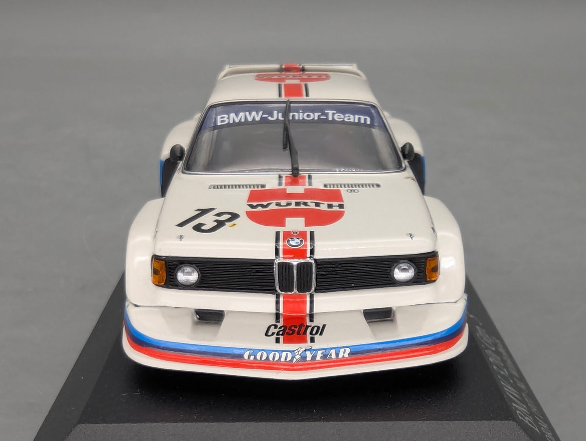 Modellautos 1:43 Minichamps BMW 320i Gpr. 5 DRM 1977 #13 M. Winkelhock mit OVP