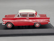 Modellautos 1:43 Minichamps Opel Rekord P1 2-Türer 1958 Rot Weiß mit OVP