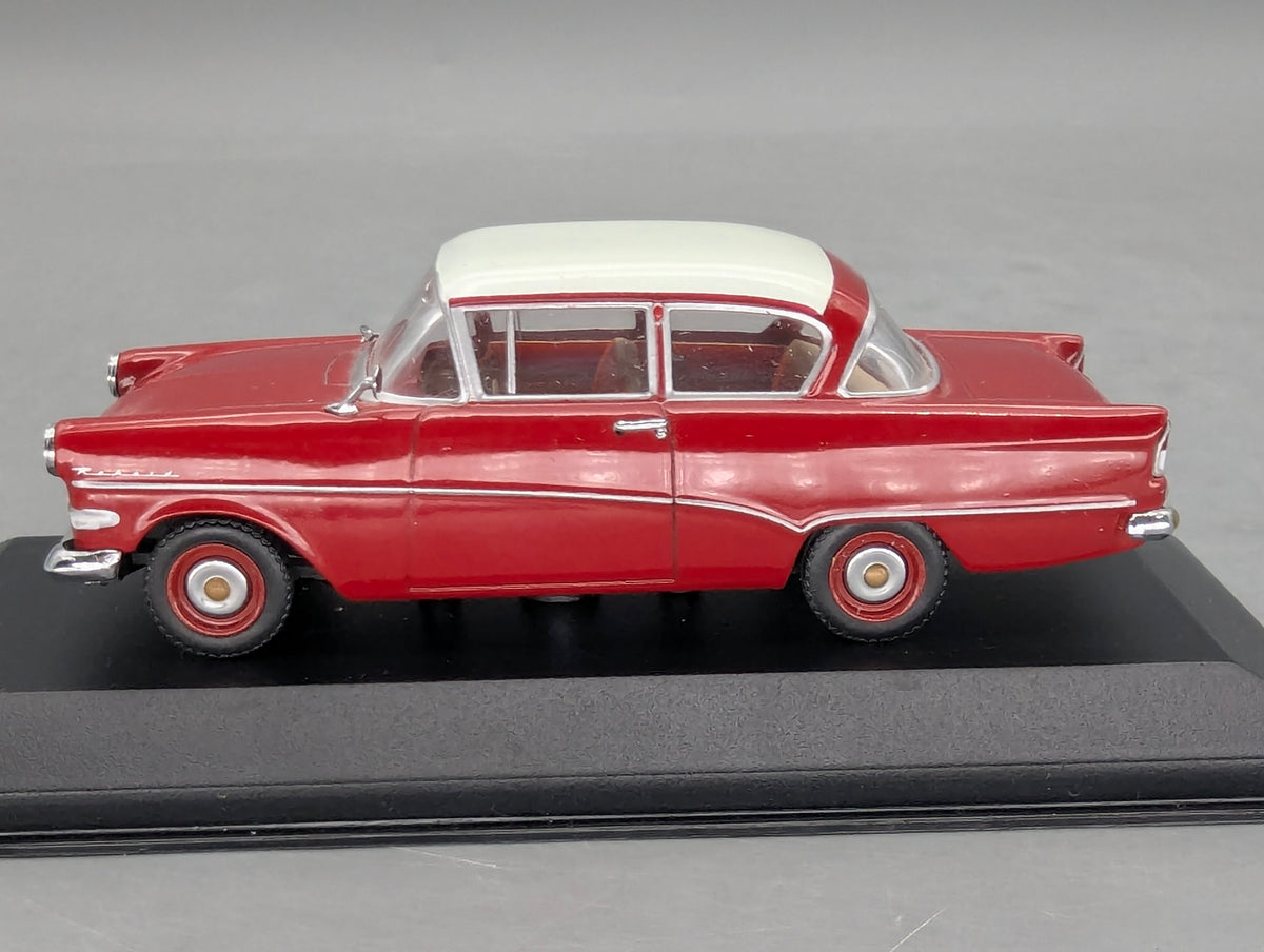 Modellautos 1:43 Minichamps Opel Rekord P1 2-Türer 1958 Rot Weiß mit OVP