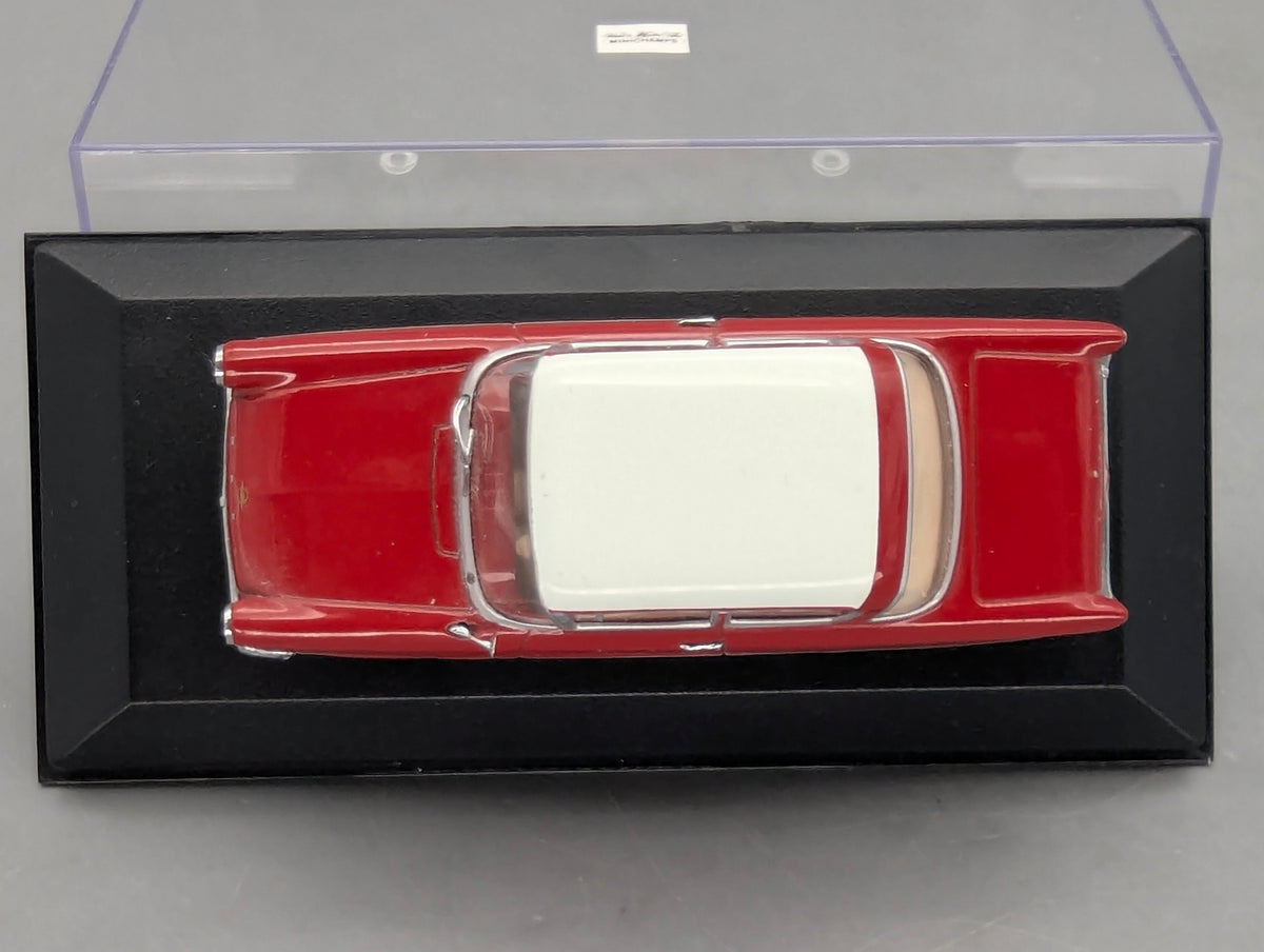 Modellautos 1:43 Minichamps Opel Rekord P1 2-Türer 1958 Rot Weiß mit OVP