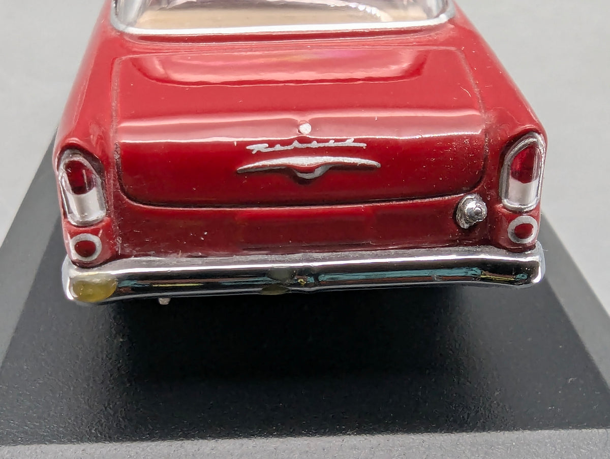 Modellautos 1:43 Minichamps Opel Rekord P1 2-Türer 1958 Rot Weiß mit OVP