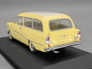 Modellautos 1:43 Minichamps Opel Rekord P1 Caravan 1958 Gelb Weiß mit OVP