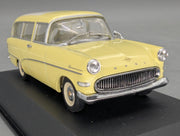 Modellautos 1:43 Minichamps Opel Rekord P1 Caravan 1958 Gelb Weiß mit OVP