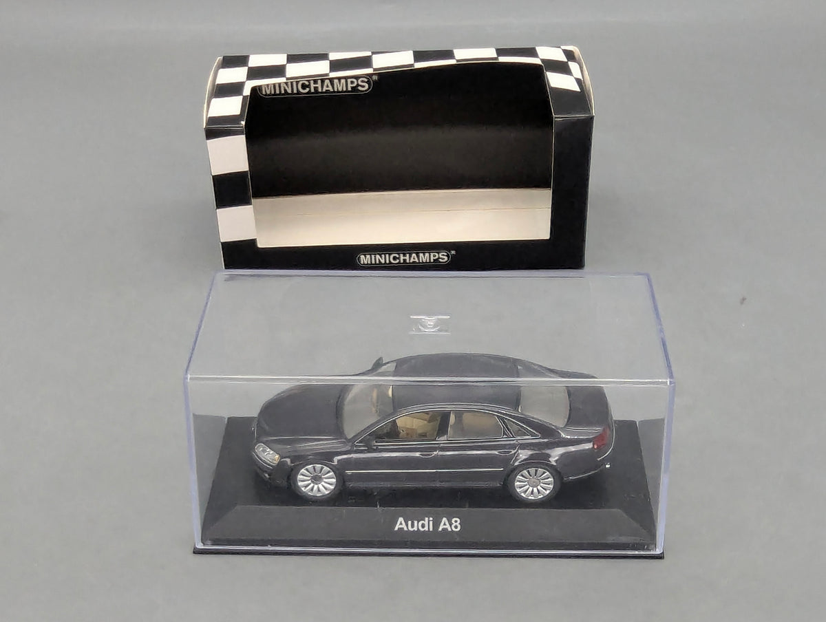 Automodell 1:43 Minichamps Audi A8 4.2 Quattro Dunkelgrau Metallic OVP