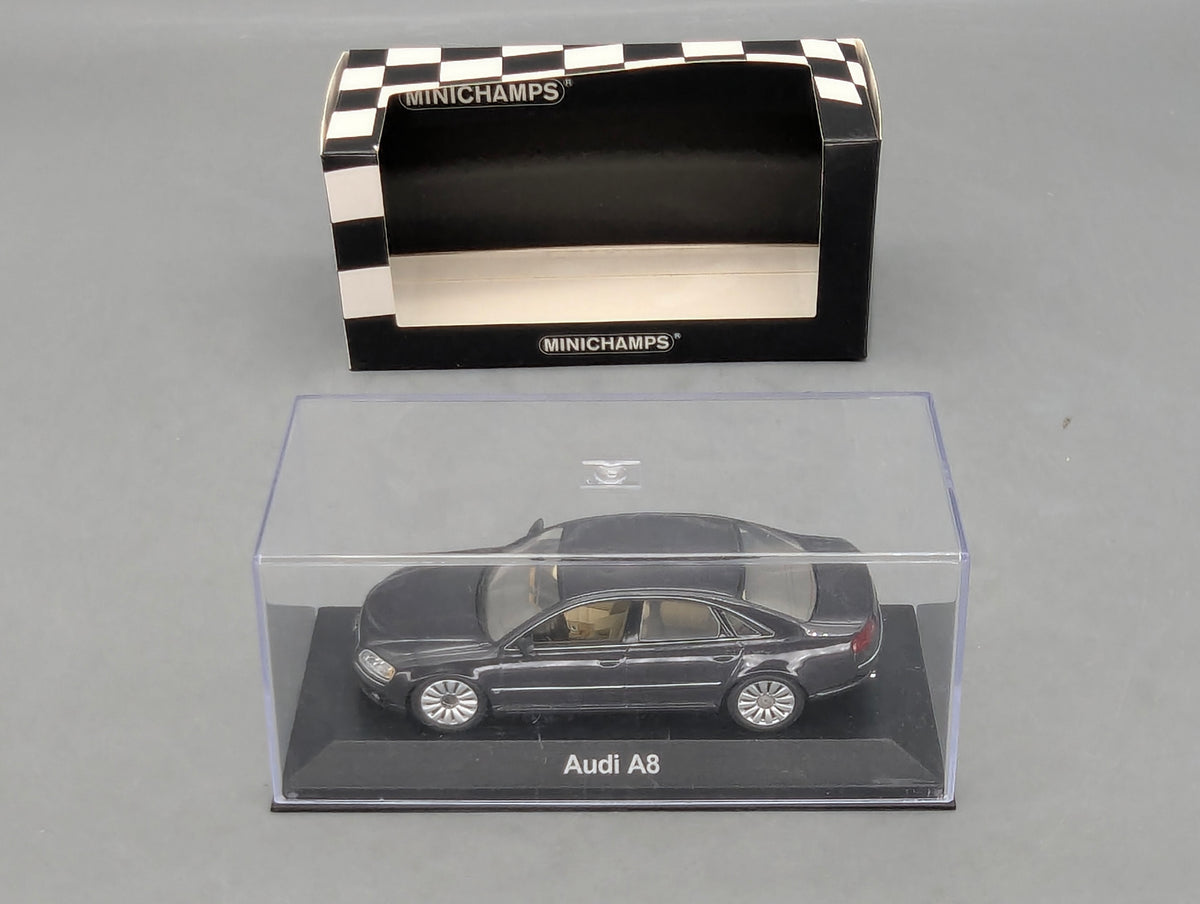 Automodell 1:43 Minichamps Audi A8 4.2 Quattro Dunkelgrau Metallic OVP