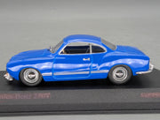 Modellautos 1:43 Minichamps Volkswagen VW Karmann Ghia Blau mit OVP