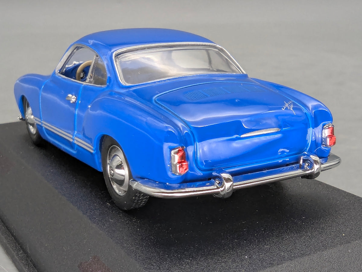 Modellautos 1:43 Minichamps Volkswagen VW Karmann Ghia Blau mit OVP