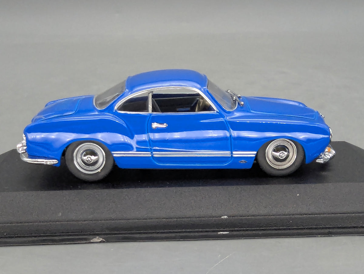 Modellautos 1:43 Minichamps Volkswagen VW Karmann Ghia Blau mit OVP